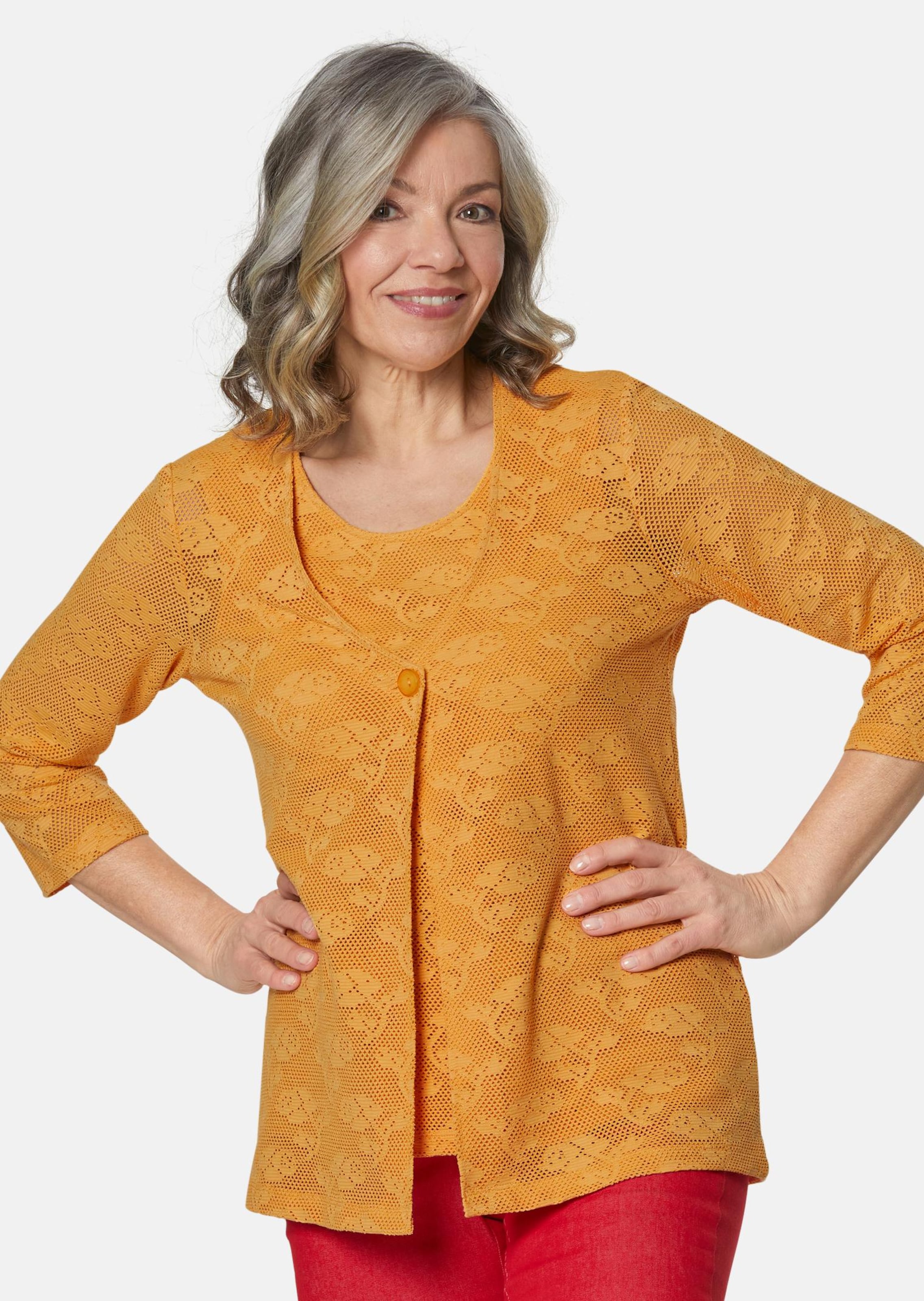 Chemisier avec bustier orné de dentelle