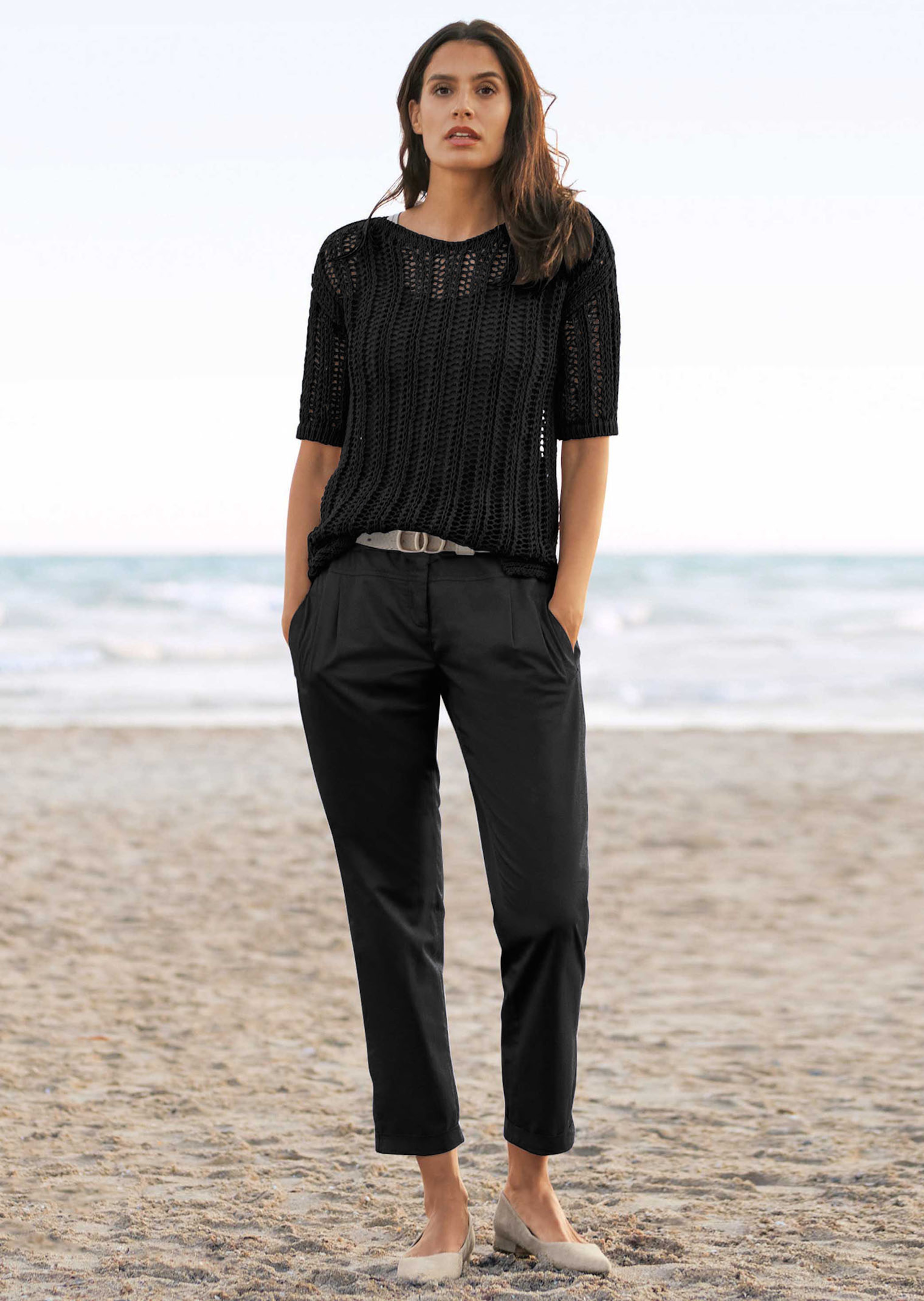 Pantalon chino à pinces