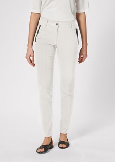 Skinny fit trousers with zip pockets thumbnail 2