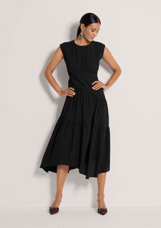 Baumwollkleid mit Stufenrock thumbnail 3