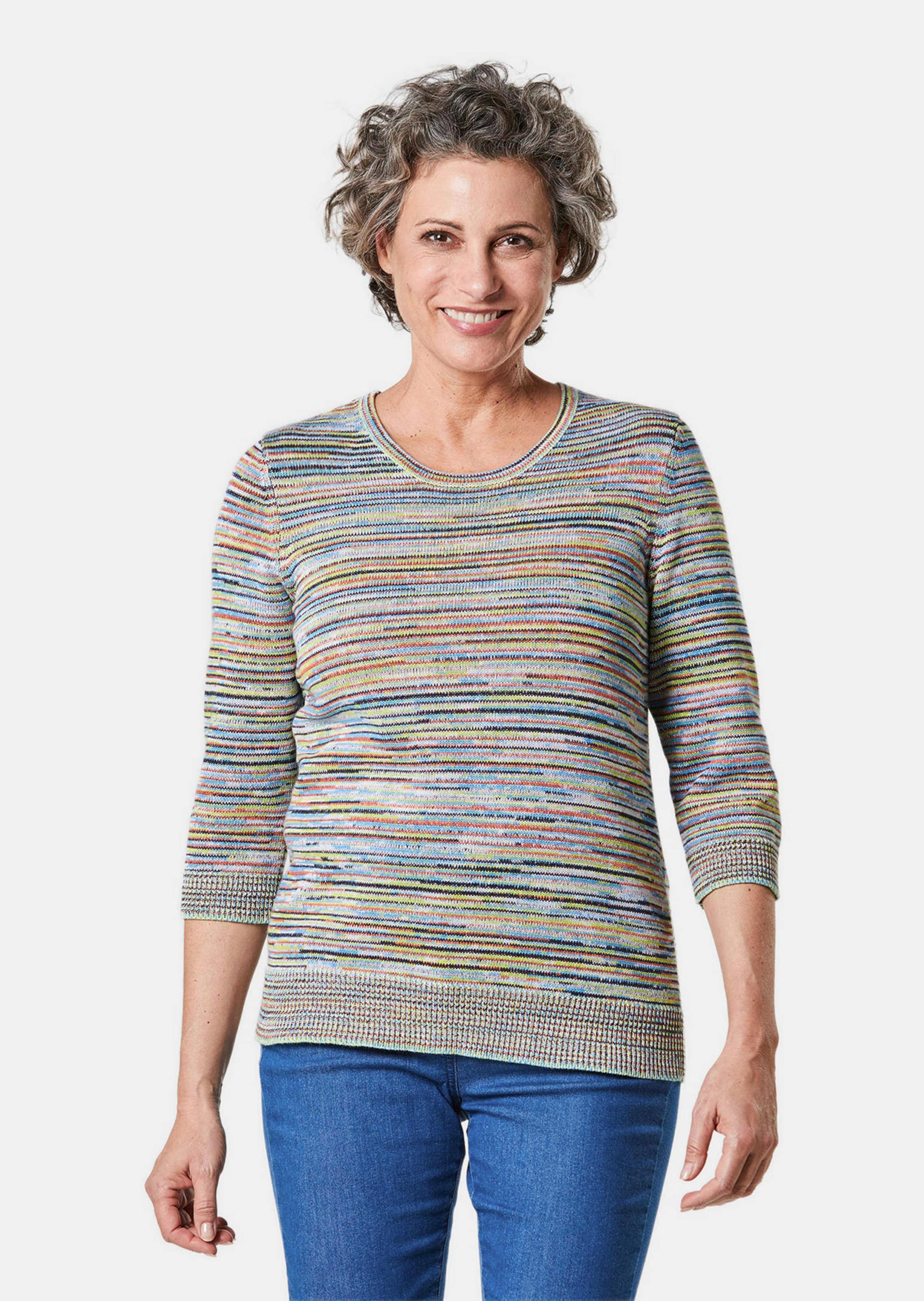Kombistarker Multicolor-Ringelpullover