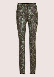 Glanzvolle Hose mit Snake-Print thumbnail 7