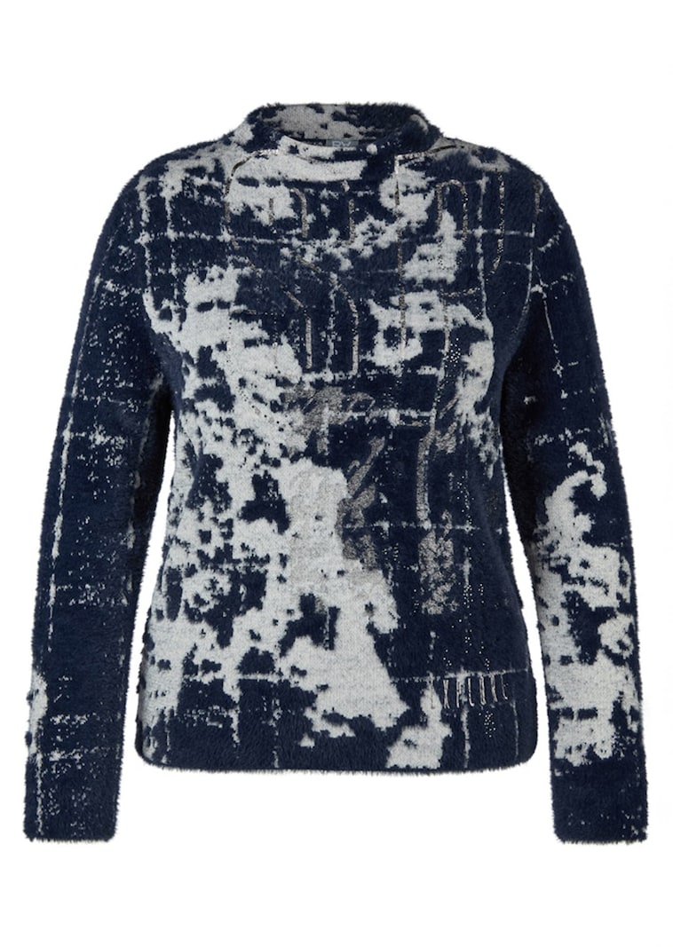 Pullover aus Federgarn mit Glitzer-Details
