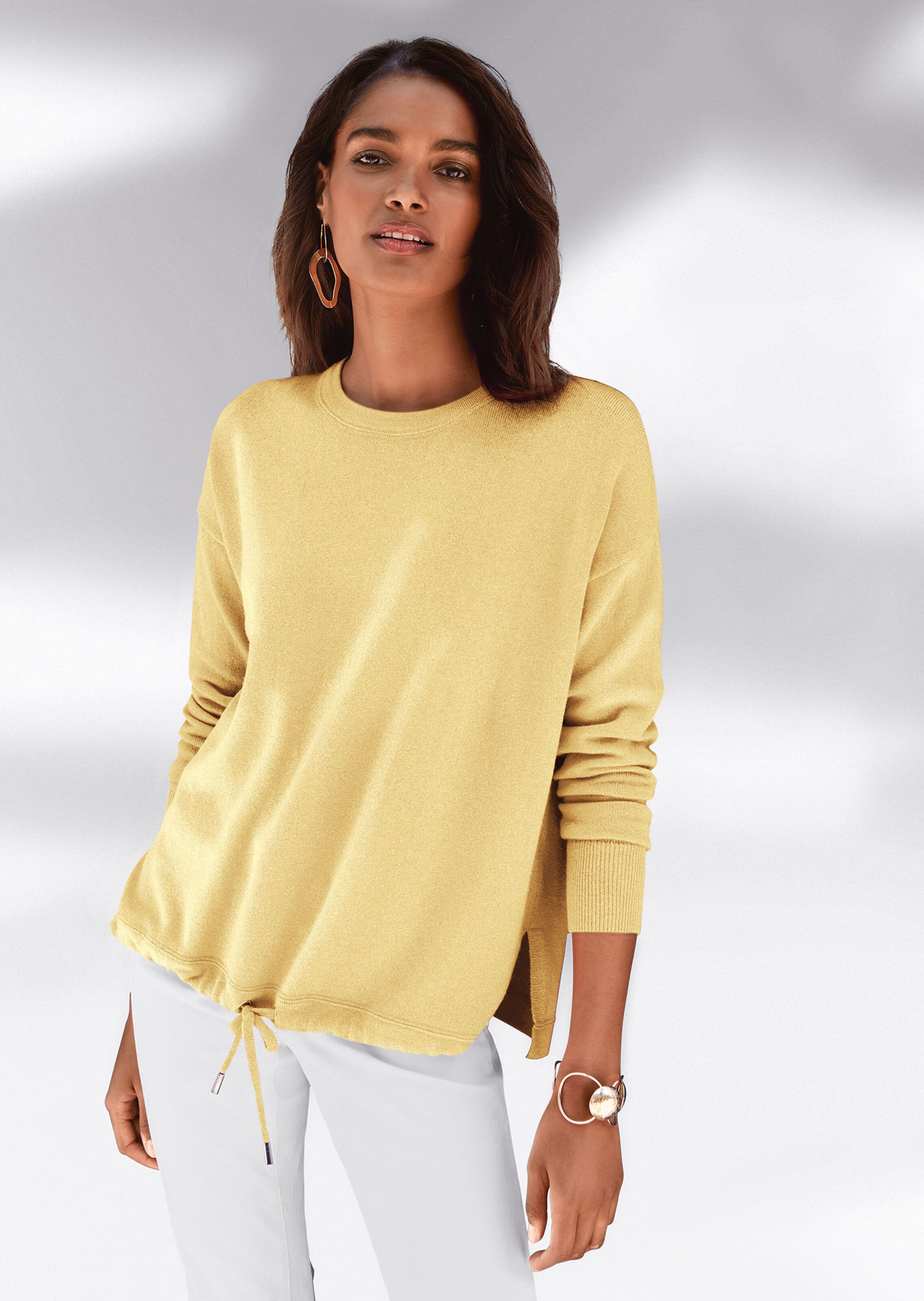 Kaschmirpullover im Boxystyle