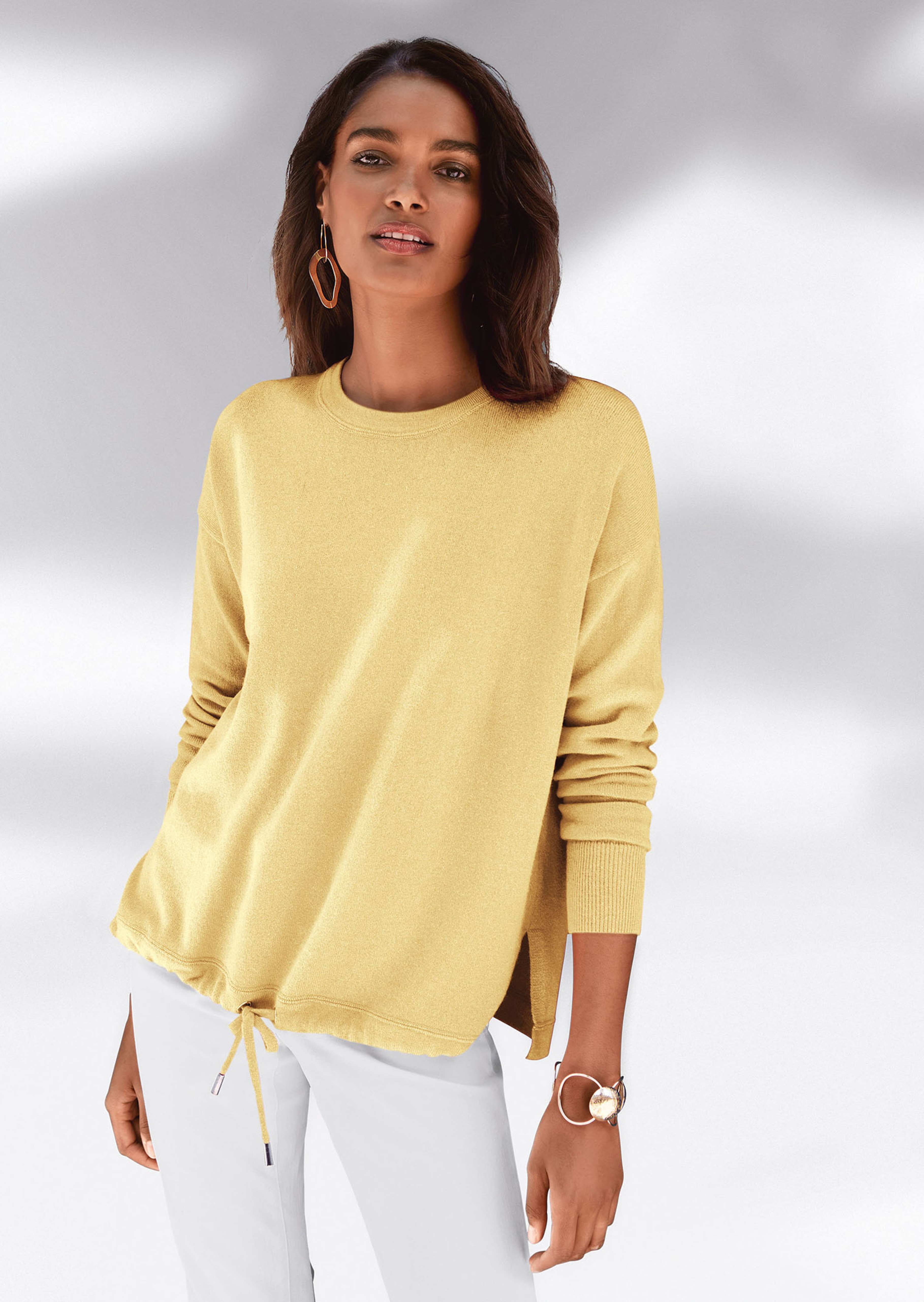 Kaschmirpullover im Boxystyle