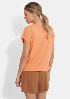 T-shirt manches courtes aspect rayé thumbnail 2