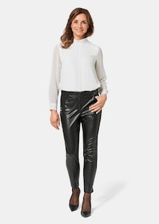 Broek in leerlook thumbnail 2
