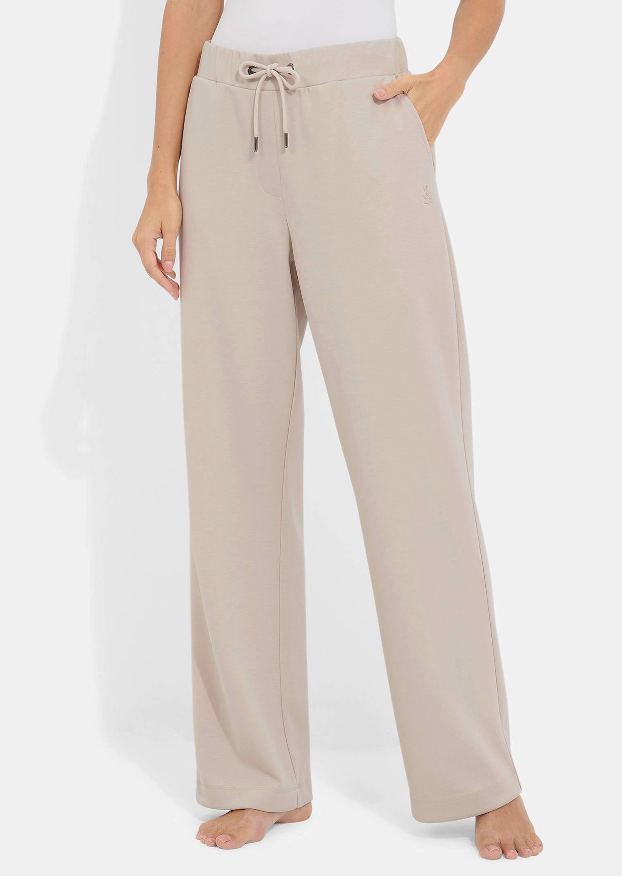 Freizeithose in glatter Doubleface-Ware