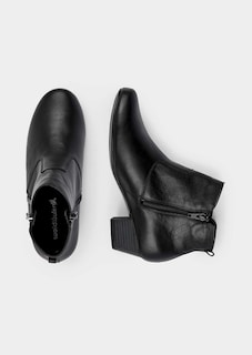 Bottines en cuir nappa avec fermeture éclair thumbnail 2
