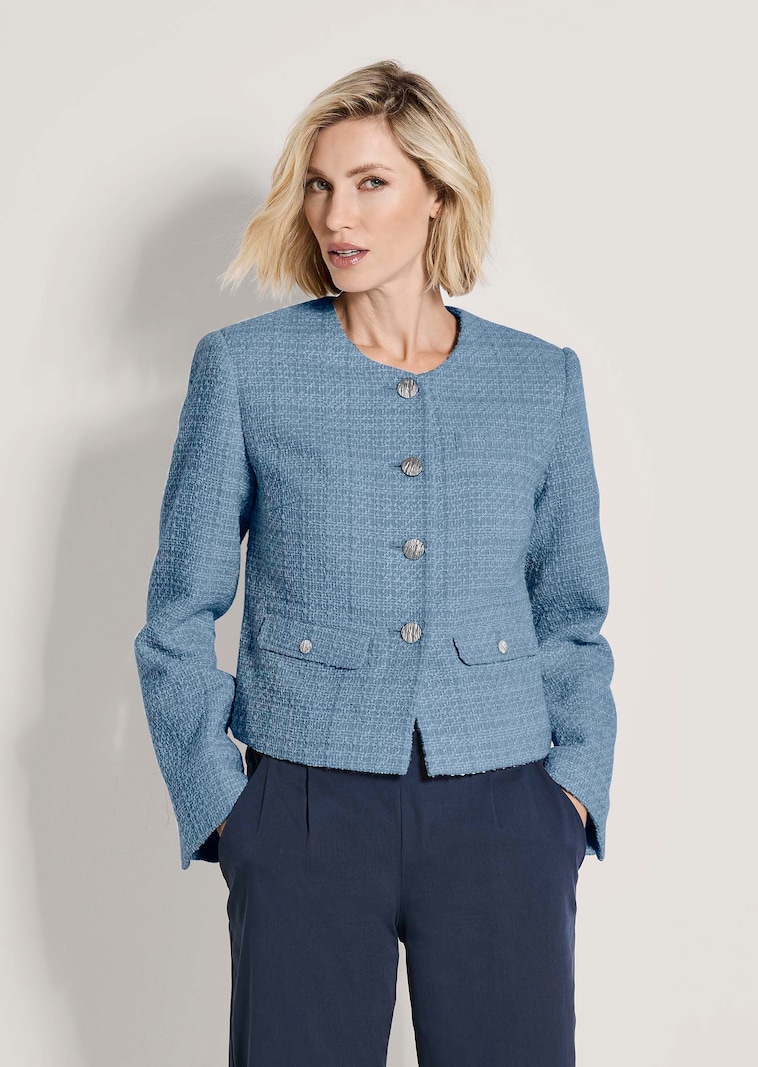 Korte tweed blazer