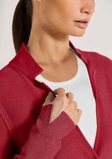 Blazer en maille fine à manches longues thumbnail 6