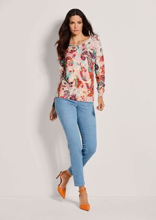 Rundhals-Pullover mit Unikat-Print thumbnail 3