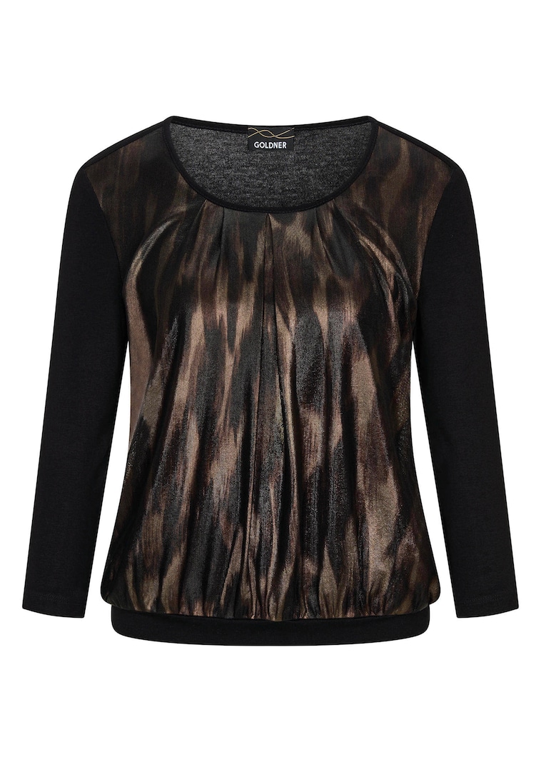 T-shirt en stretch avec imprimé scintillant
