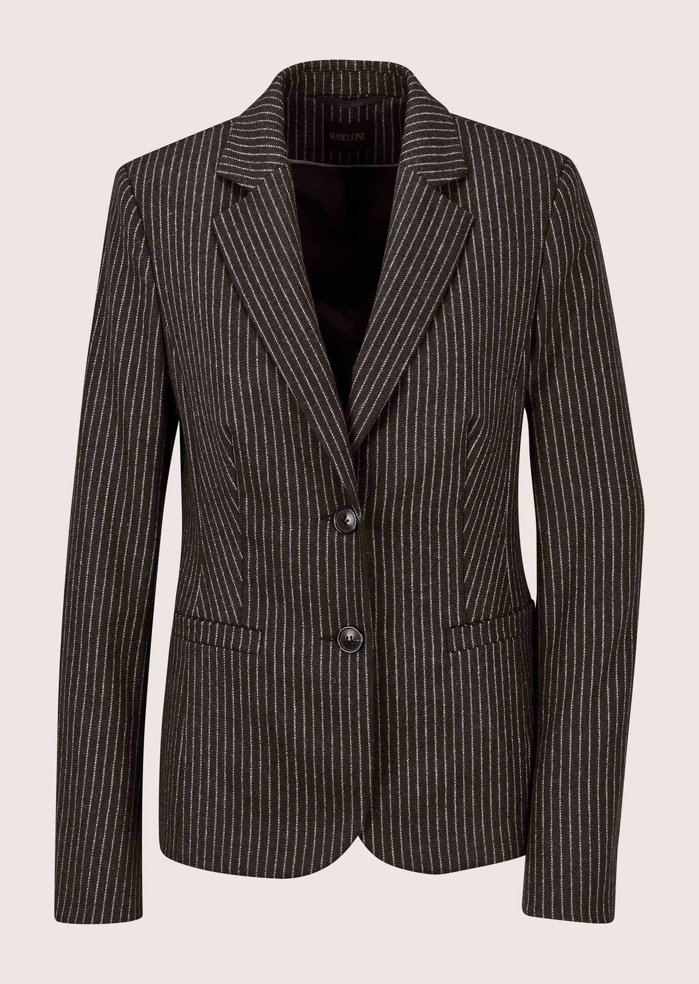 Klassieke blazer met krijtstreep, van wol