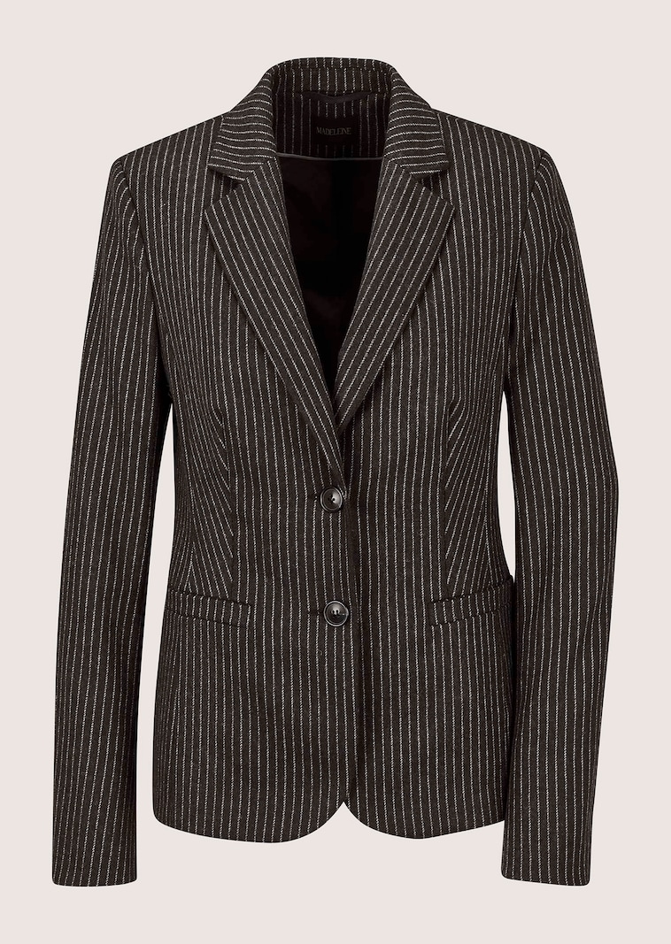 Klassieke blazer met krijtstreep, van wol