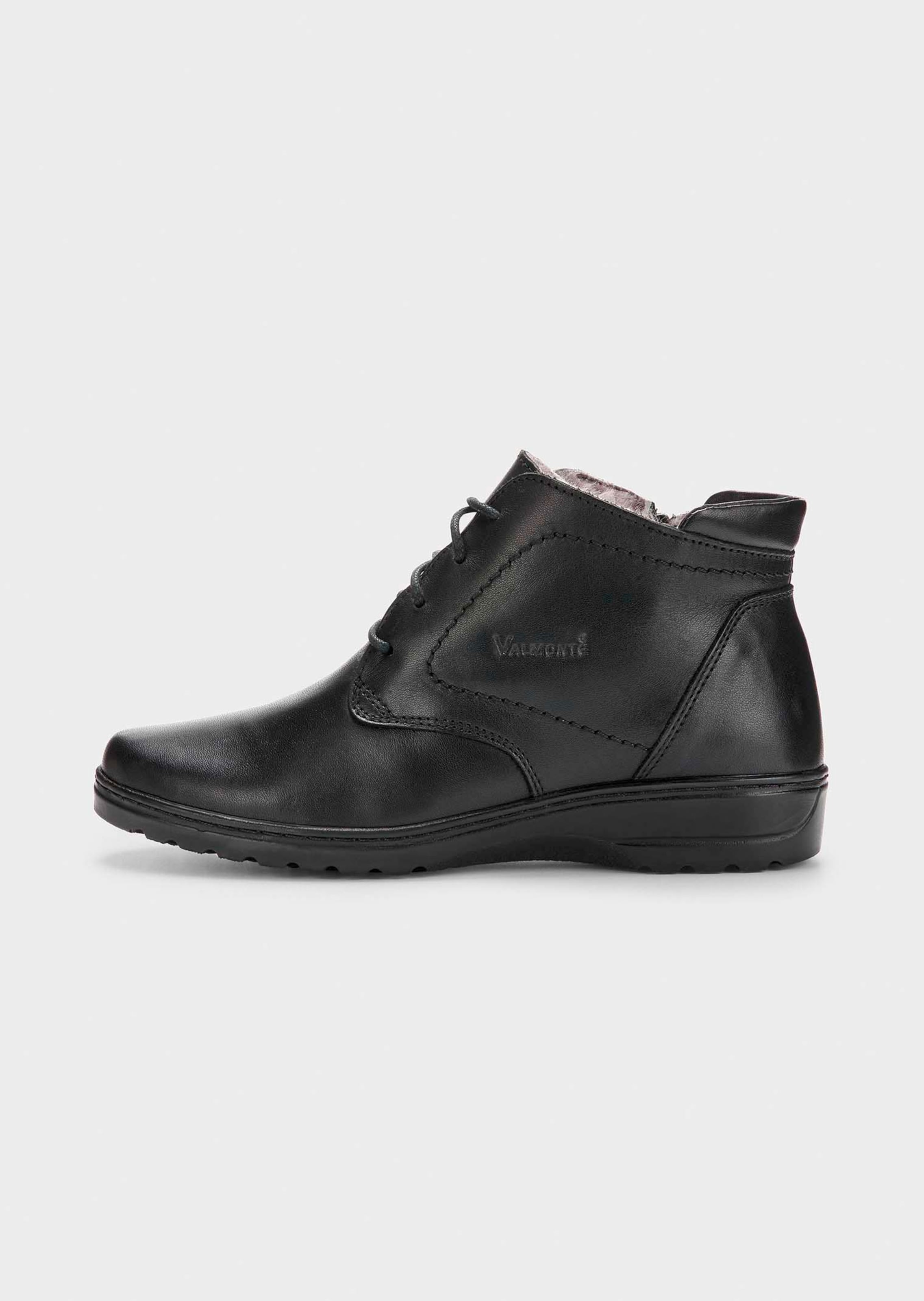 Bottines avec lacets et zip