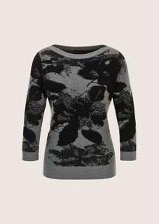 Jacquard-Pullover mit 3/4-Ärmeln thumbnail 7