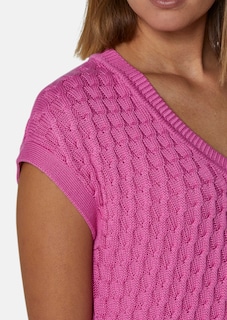 Baumwollpullover mit 3D-Zopfmuster-Mix thumbnail 6