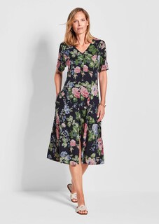 Romantische jurk met bloemenprint allover thumbnail 1