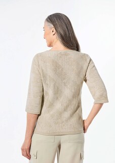 Strickpullover mit U-Boot-Ausschnitt thumbnail 3