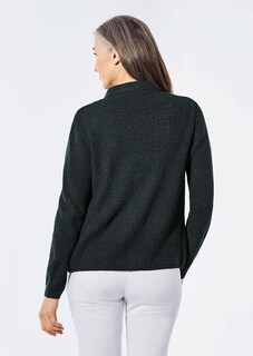 Strickjacke mit Polokragen thumbnail 3