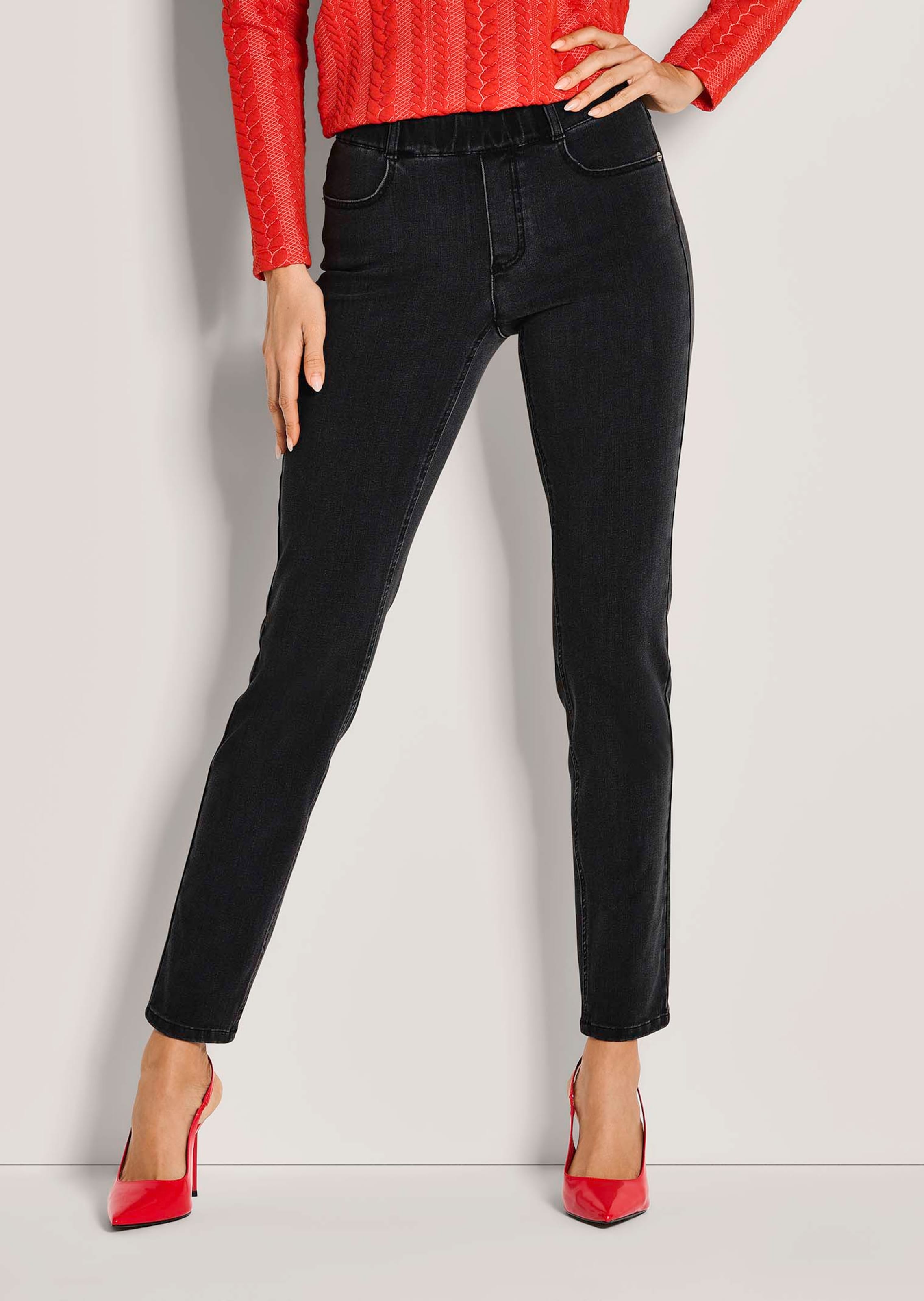 Schlanke Jeans zum Schlüpfen