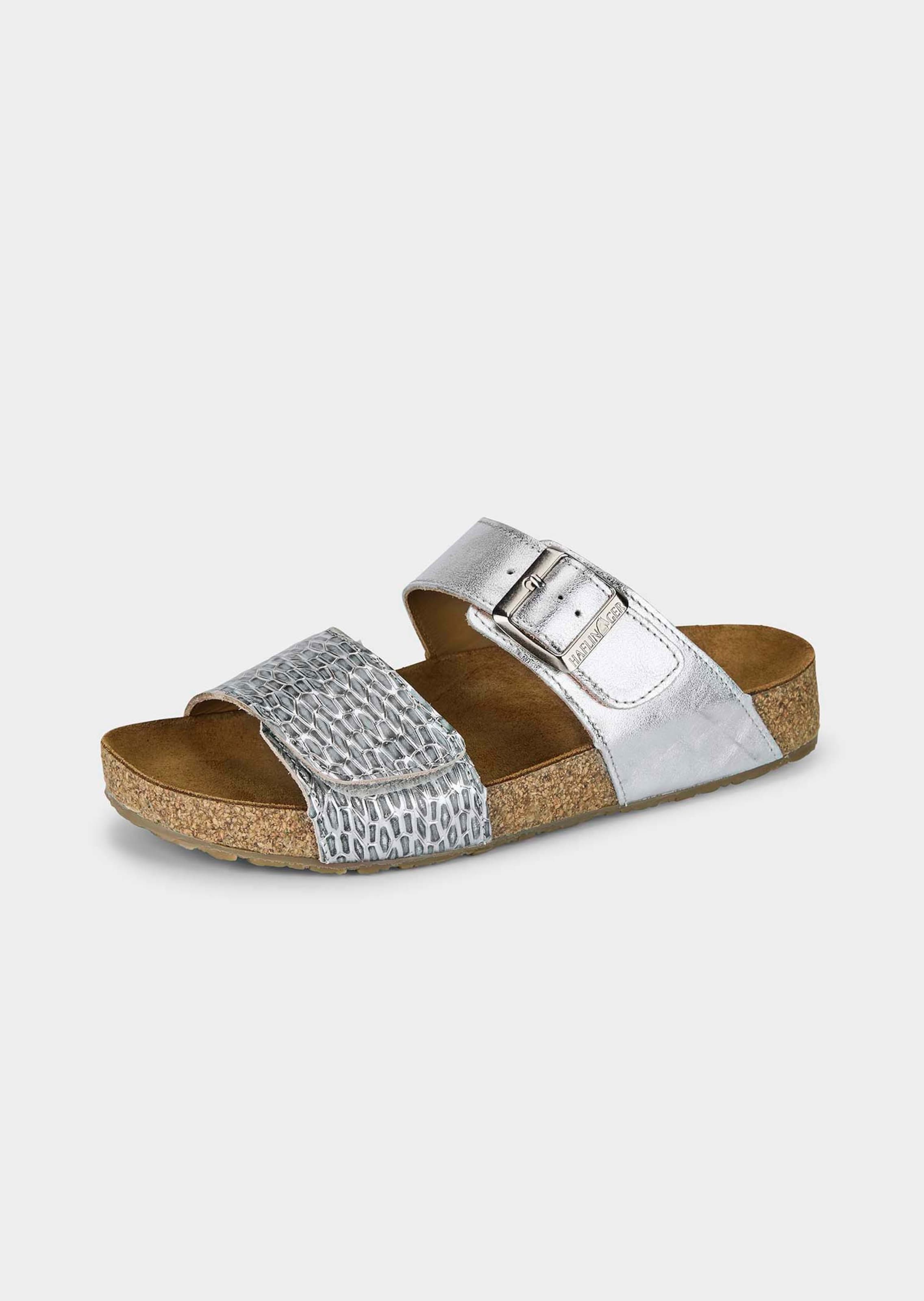 Sandalen met kurken voetbed