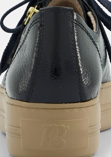 Sneaker aus Leder mit Plateausohle thumbnail 3