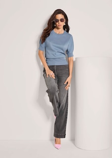 Leichter Feinstrickpullover aus Baumwolle thumbnail 5