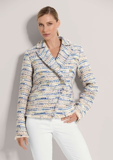 Kurzer Bouclé-Blazer thumbnail 2
