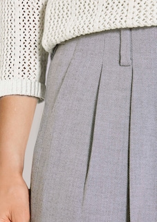 Pantalon à chevrons ample à pinces thumbnail 6