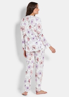 Pyjama met een mooi bloemenmotief thumbnail 2