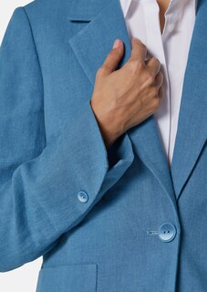 Leinenblazer in Boxy-Form thumbnail 6