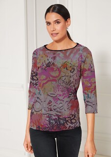 Druck-Shirt mit halblangen Ärmeln thumbnail 1