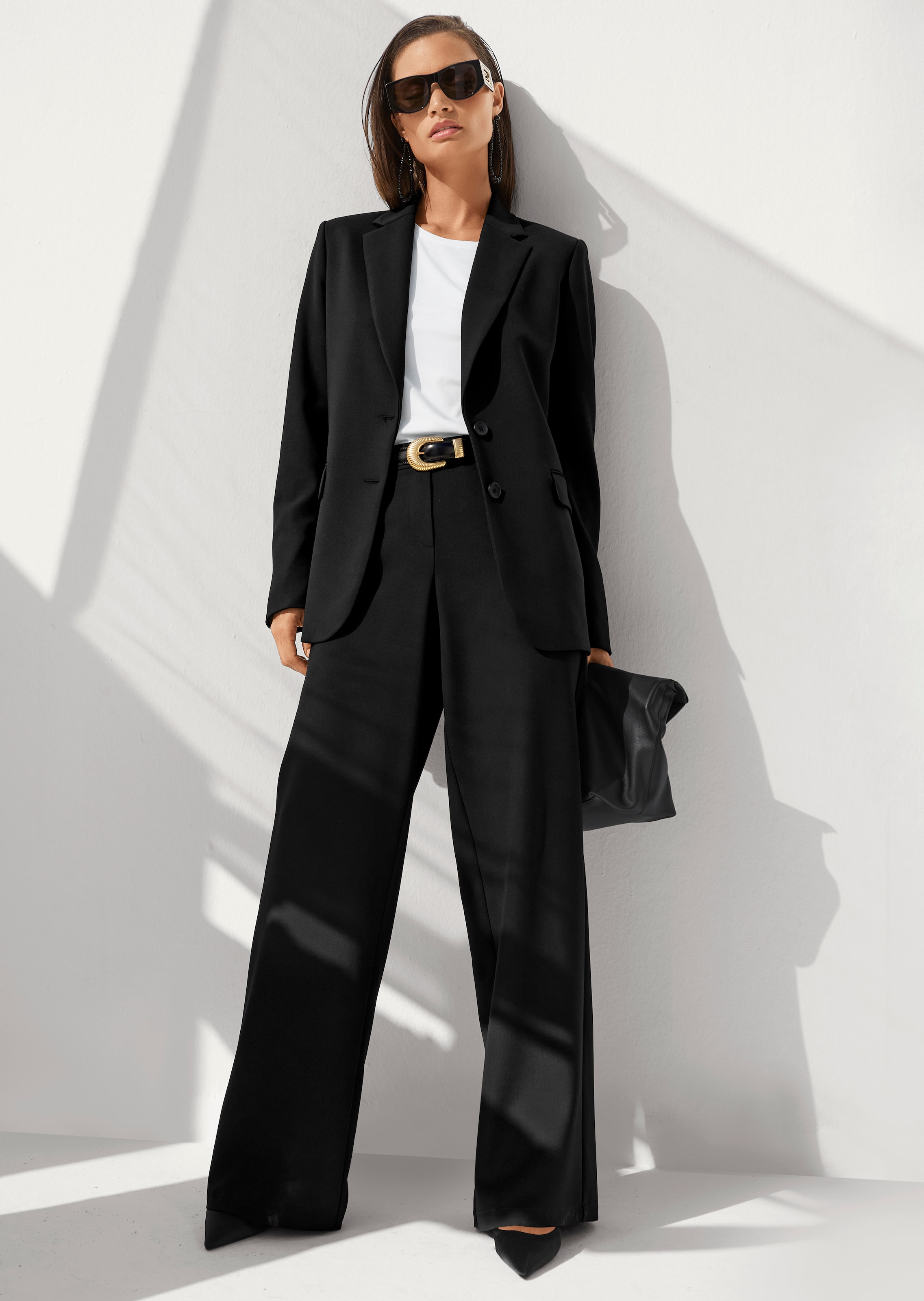 Tailored single-breasted blazer