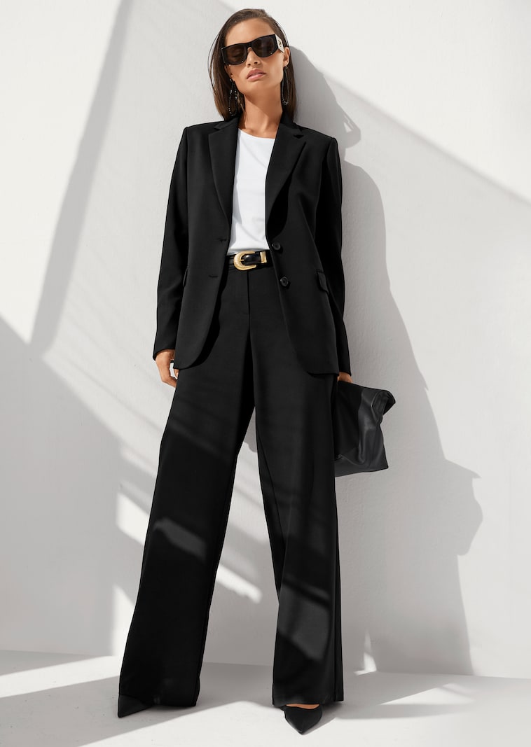 Tailored single-breasted blazer