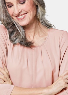 Gepflegtes Shirt in eleganter Blusen-Optik thumbnail 5