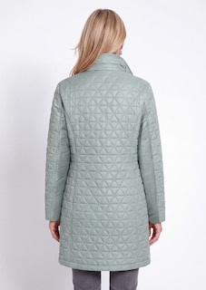 Manteau court matelassée à col droit thumbnail 3
