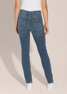 Tight jeans with gathering thumbnail 4