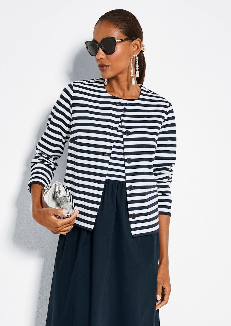 Maritime Streifenjacke
