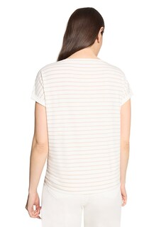 T-shirt en jersey avec empiècement en tissu filet thumbnail 3
