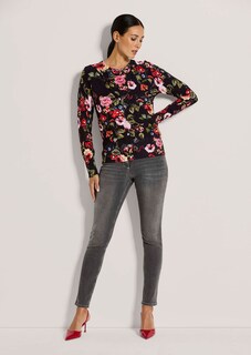 Strickjacke mit Unikat-Print thumbnail 3