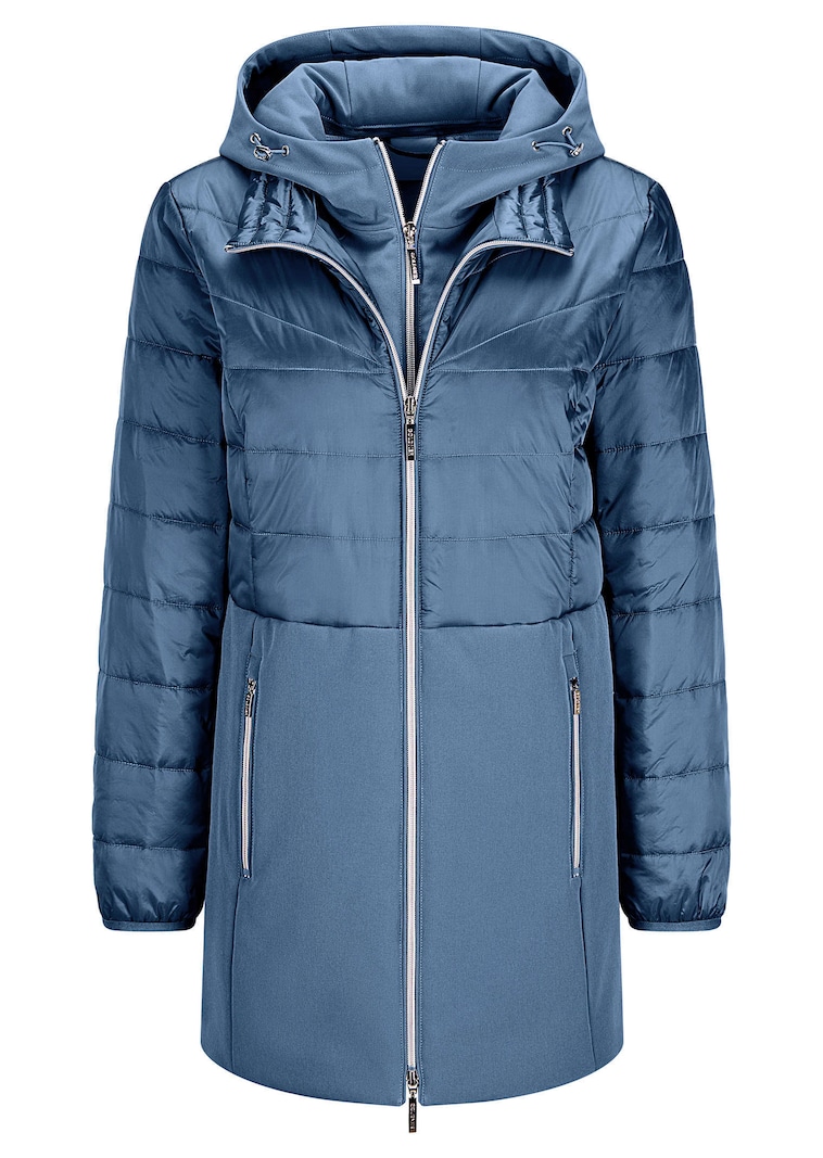 Veste matelassée avec empiècement en Softshell