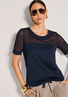 Shirt mit Netz-Einsätzen thumbnail 5