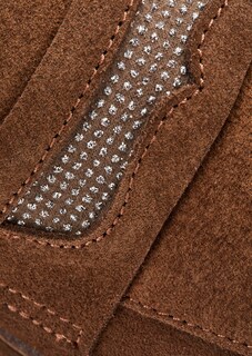 Wildleder-Slipper mit Ziersteinen thumbnail 3