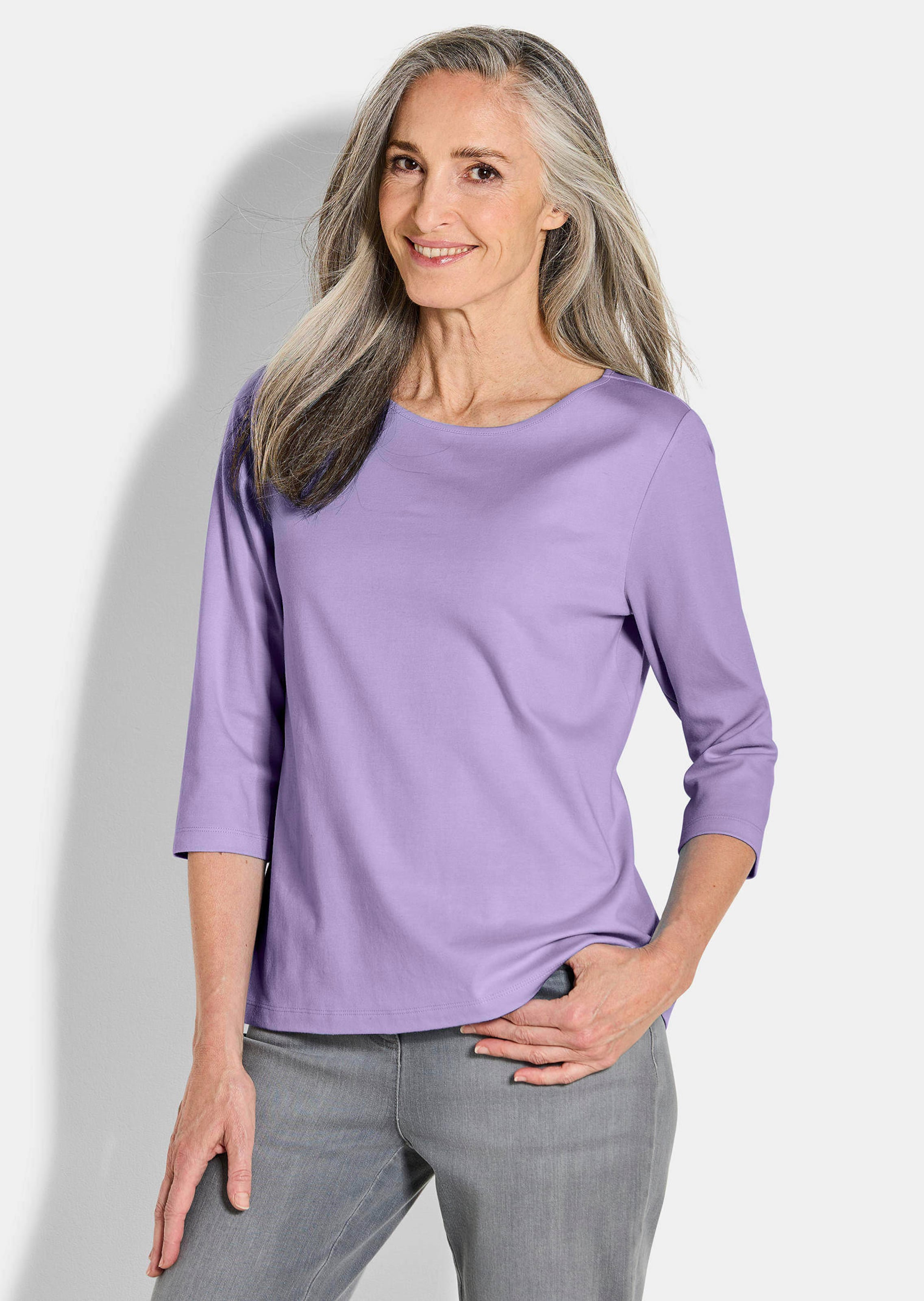 T-shirt basique en jersey interlock