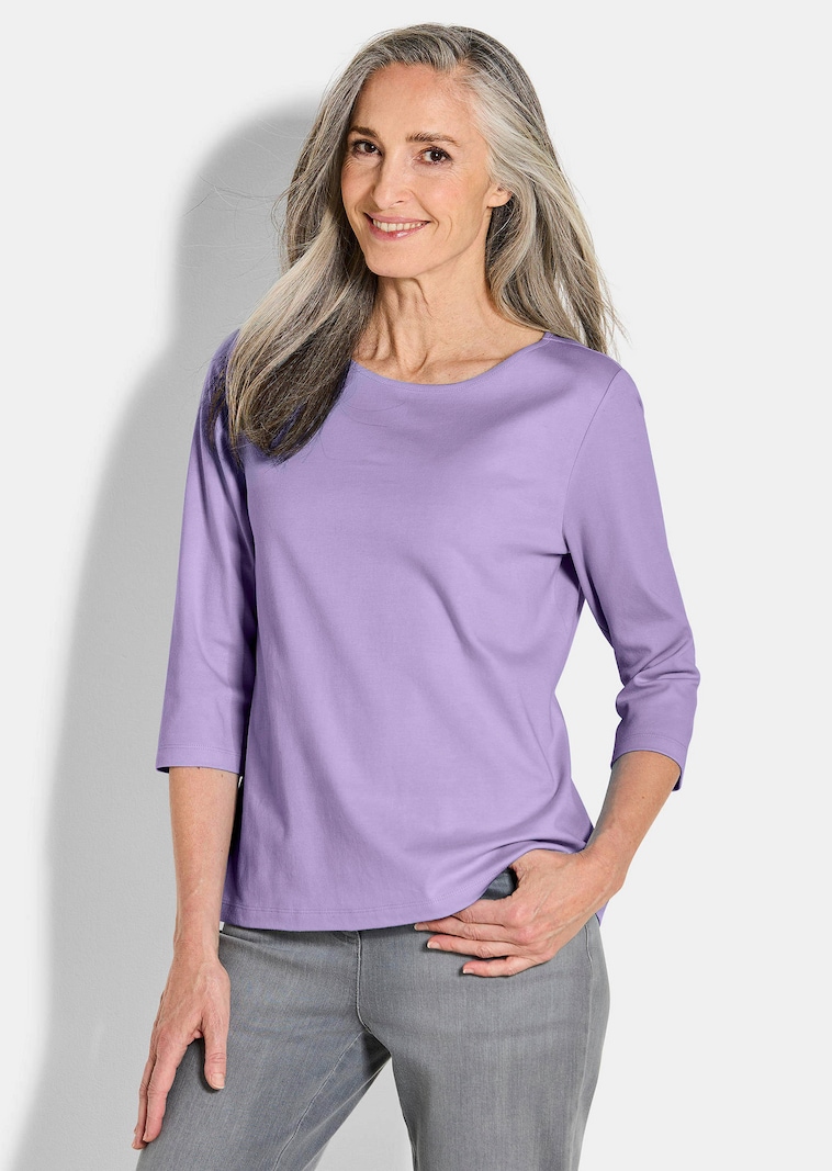 T-shirt basique en jersey interlock