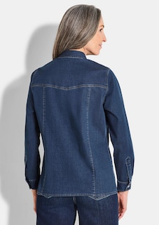 Jeanshemd aus Baumwoll-Stretch thumbnail 3