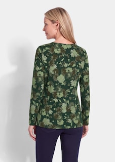 Pflegeleichtes Shirt mit Blütenmuster thumbnail 3