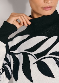 Jacquard-Pullover mit floralem Muster thumbnail 6
